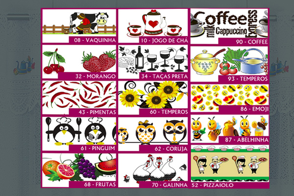 Cortina Bartolini em Renda com Bandô para Cozinha