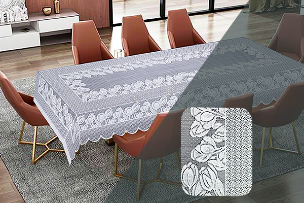 Toalha de Mesa Banquete Tulipas em Renda | Corti Lester