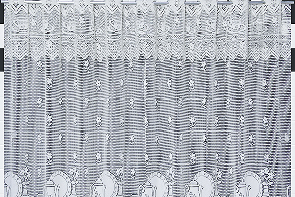 Cortina Pratos em Renda com Bandô Cozinha | Corti Lester