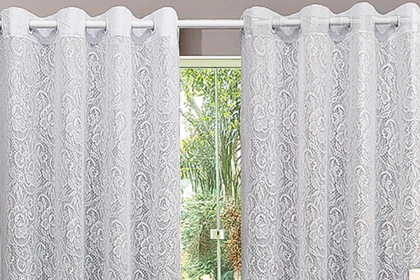 Cortina Matisse em Renda com Forro 100% Poliéster | Corti Lester