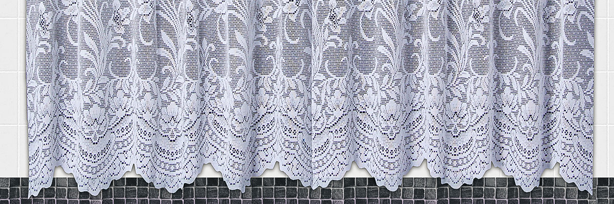 Cortina Nova Karla em Renda com Bandô Cozinha | Corti Lester