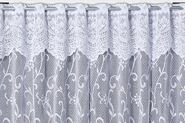 Cortina Nova Karla em Renda com Bandô Cozinha | Corti Lester